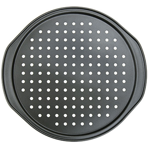 Форма для выпечки с тефлоновым покрытием 35,5х33,5см, h1,5см, с перфорацией (Китай)