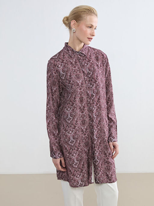 Desenli Kad?n G?mlek Tunik