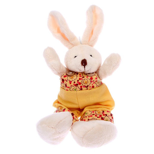 Мягкая игрушка Зайка, розовый костюм, виды МИКС - Simaland фото 3