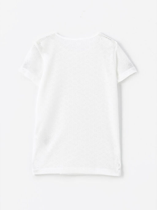 Bisiklet Yaka K?sa Kollu K?z ?ocuk Atlet - Waikiki фото 2