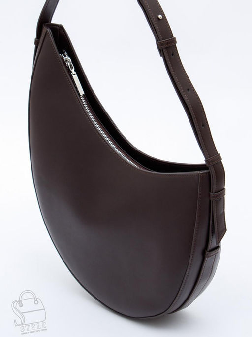 Сумка женская кожаная 1032M coffee Polina&Eiterou