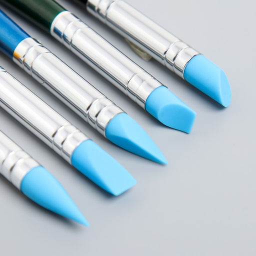 Набор инструментов для придания формы Краски 5 шт h=16 и 17 см дерево, металл, резина - Арт узор фото 2