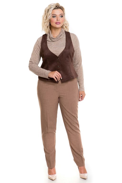 Жилет 1159 коричневый - Novita фото 7