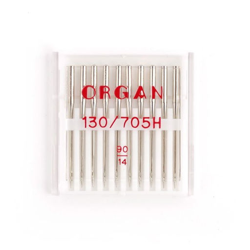 Иглы для бытовых швейных машин ORGAN универсальные №90, уп.10 игл