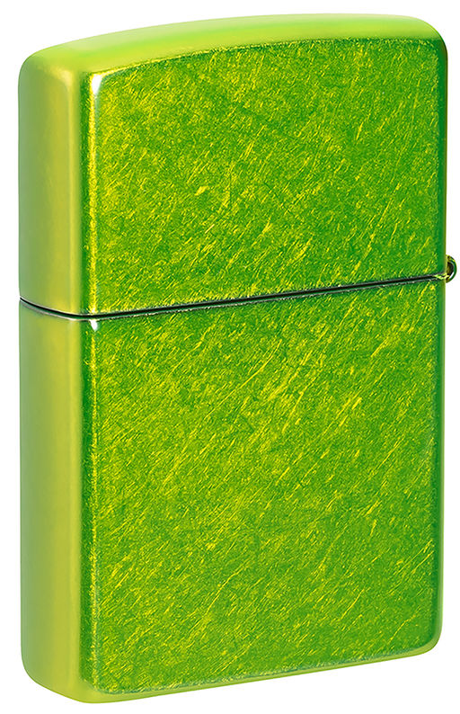 Зажигалка ZIPPO Логотип с кислотным зеленым покрытием | Lurid 24513ZL  фото 6