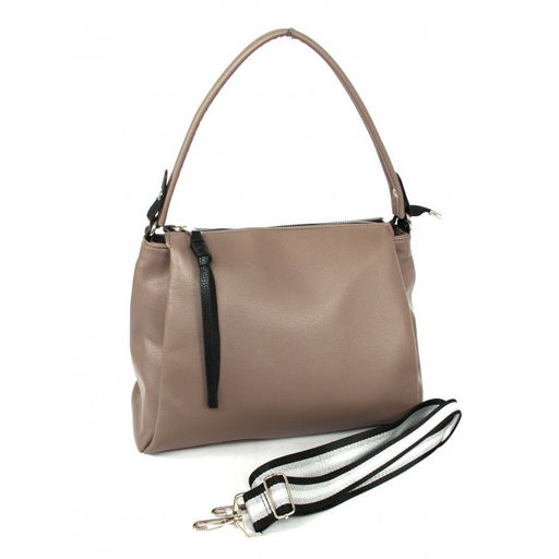 Сумка женская искусственная кожа ADEL-289/1в, 3отд.2внут.карм. плеч/рем-стропа, капучино 260893