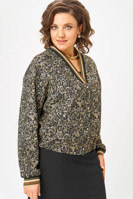 Бомбер БелЭльСтиль 878 золото+черный