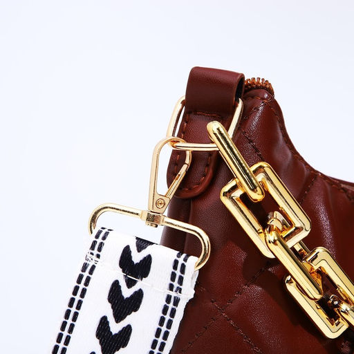 Сумка кросс-боди на молнии, цвет коричневый - Simaland фото 5