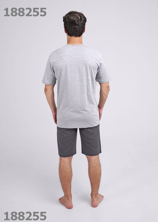 ЭЙС набор муж MHP609029/2п мел меланж серый/т.серый - Clever wear фото 2
