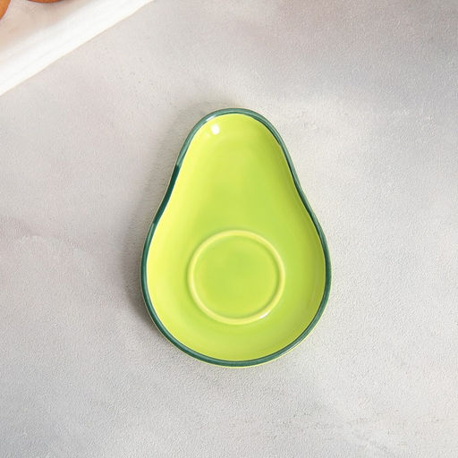 Чайная пара Авокадо, кружка 100 мл, блюдце 14х10 см - Дорого внимание фото 5