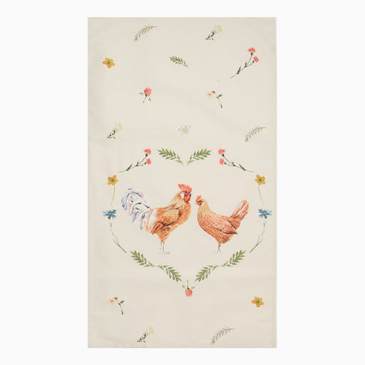 Полотенце Этель Hen love 40х73см, 100% хл, саржа 190 г/м2 фото 2