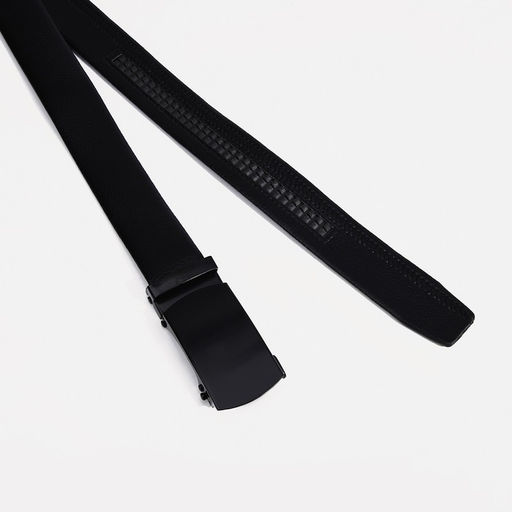 Ремень мужской, ширина 3,5 см, автомат, цвет чёрный - Simaland фото 2