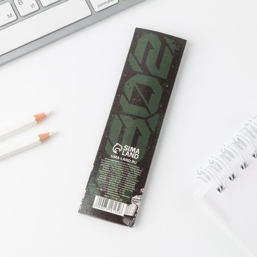 Ручка шариковая, синяя паста 1.0 мм пластик, подарочная 23 февраля - Artfox фото 8