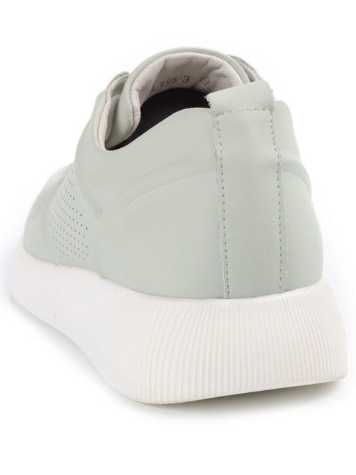 05-PDL195-3-2 LT. GREEN Кроссовки женские (натуральная кожа) - Фабричный китай фото 4