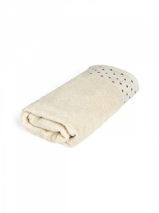 Полотенце для тела 70x140 молочный махровая ткань - Lucky фото 2