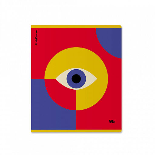 Цена за 5 шт. Тетрадь общая ученическая ErichKrause Bauhaus, 96 листов, клетка, матовая ламинация+выборочный лак_MIX-PACK  фото 6