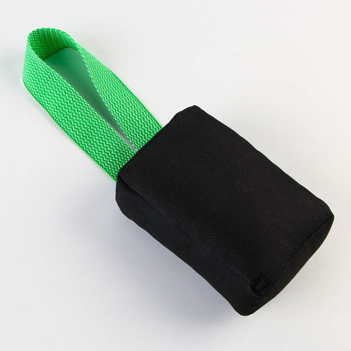 Игрушка-кусалка кубик, черная, 12 х 8 х 4 см - Пушистое счастье фото 2