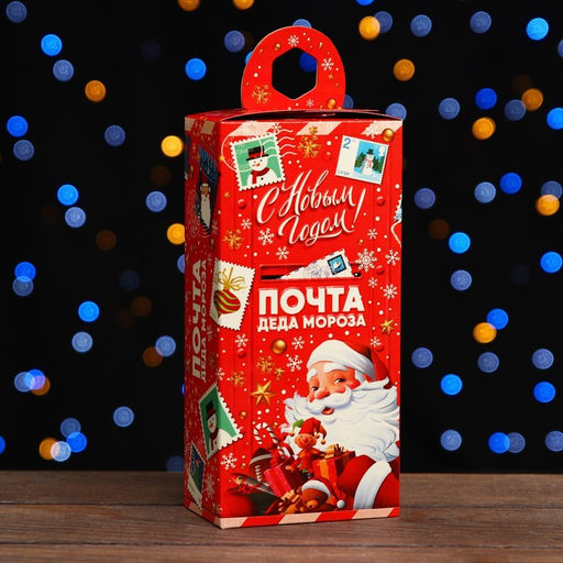 Цена за 10 шт. Коробка подарочная складная Новая почта 10 х 6 х 21 см - Simaland фото 7