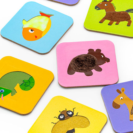 Тактильное лото Djeco Животные  фото 5