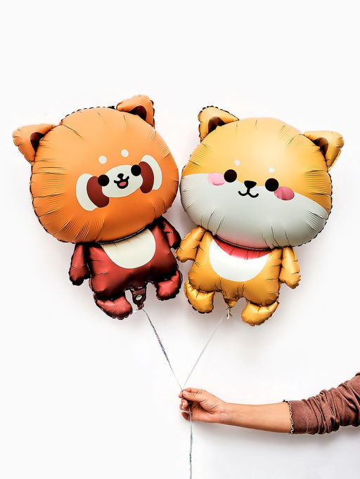 Цена за 2 шт. Воздушный шар фольгированный 27" «Собачка»