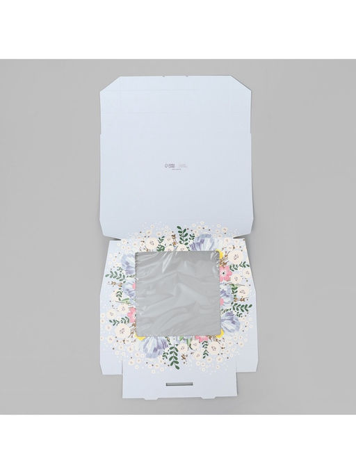 Цена за 5 шт. Кондитерская упаковка, коробка с ламинацией «Расцветай», 20 х 20 х 4 см