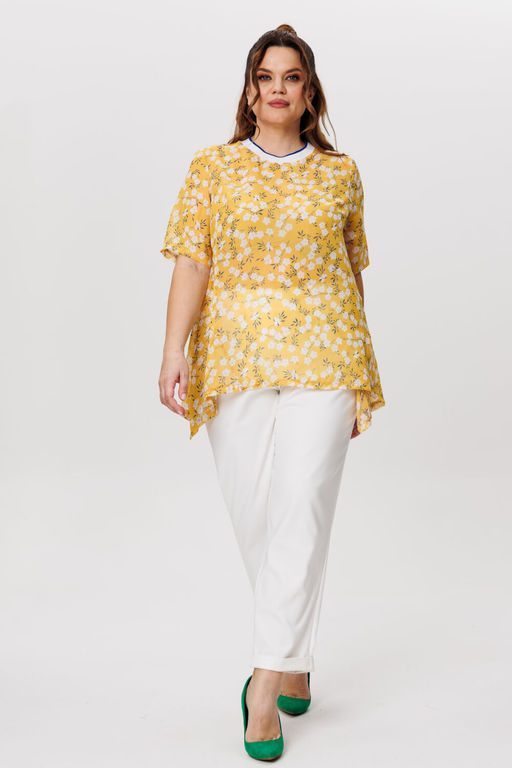 Костюм Michel Chic 1415 горчичный, белый