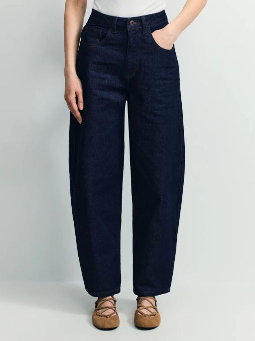 Джинсы barrel с высокой посадкой / Zarina  фото 2