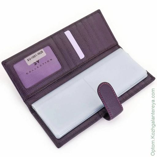 Женская кожаная визитница SV СВ 1001-1028 - Sergio valentini фото 3