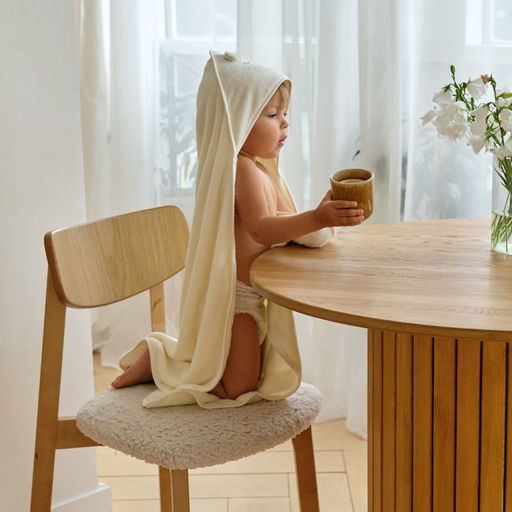 Полотенце-уголок LoveLife Дружок, цв. белый, 80х80 см, 100% пэ, микрофибра 280 г/м2  фото 2