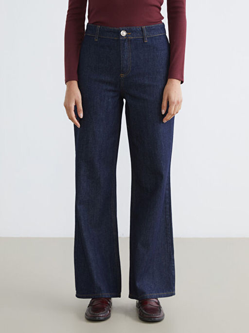 Flare Kad?n Jean Pantolon