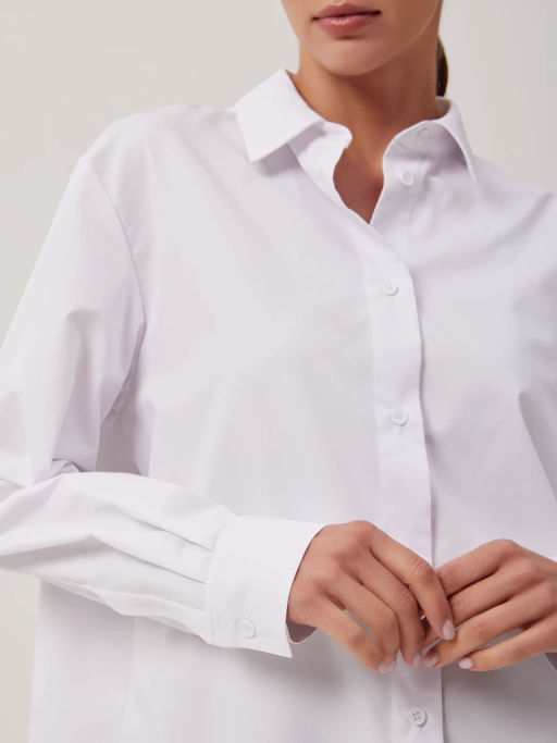 Рубашка женская 1231133005 white - Eleganzza фото 3