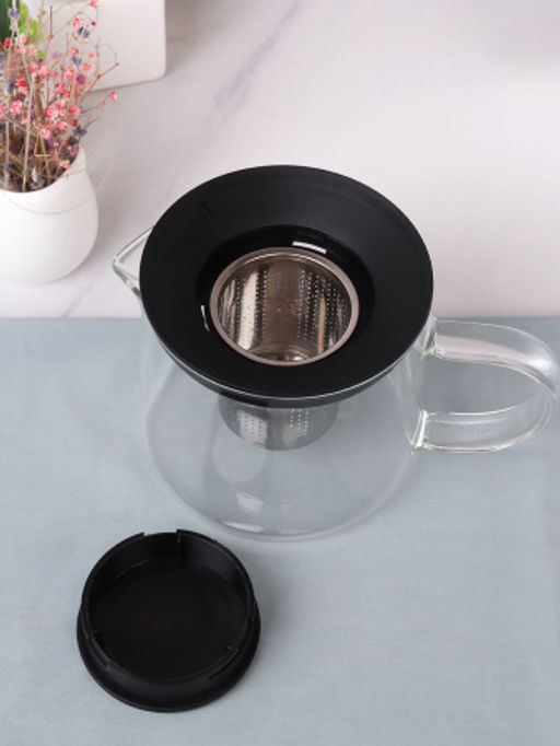 Чайник 600 мл жаропрочное стекло / 9456 /уп 60/* с нейлоновой крышкой - Галеонтрейд фото 3