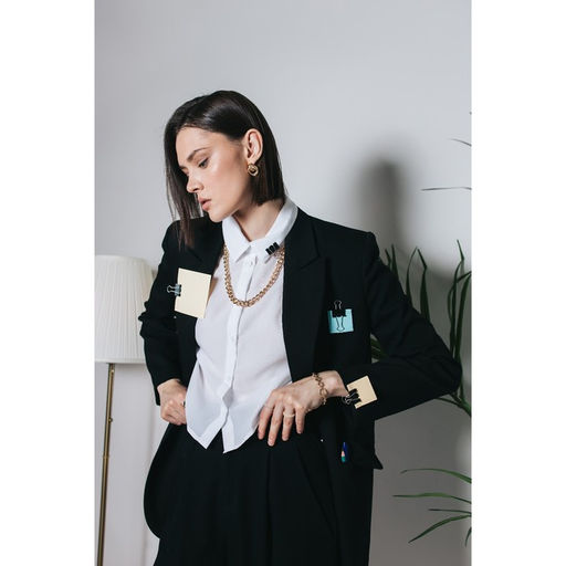 Серьги металл Фьюче круги плетения, цвет золото - Qf фото 4