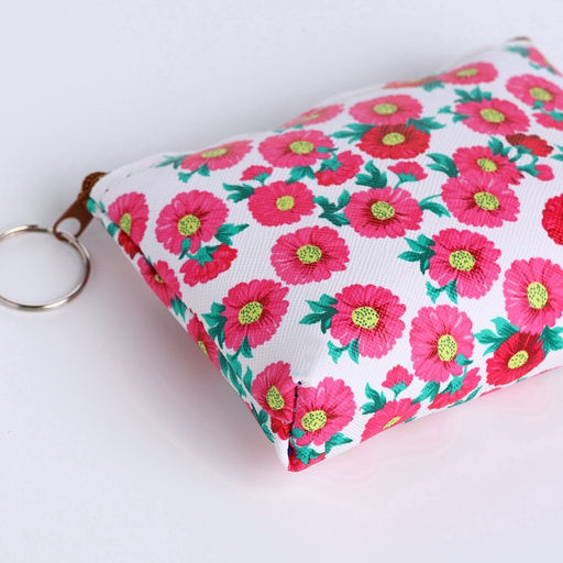 Кошелёк-монетница на молнии 11?1?8 см, с принтом, МИКС