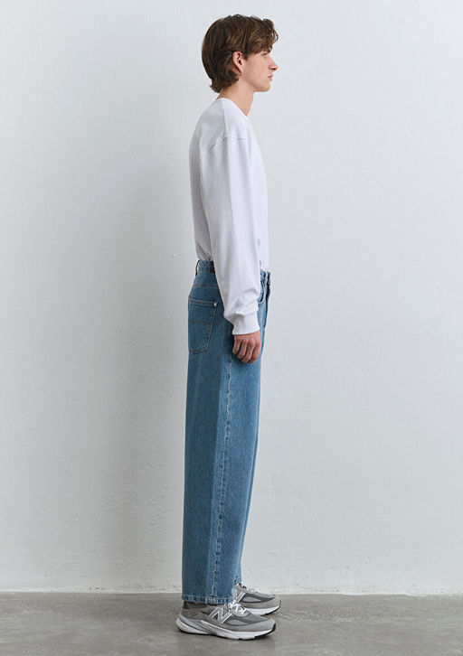 Mitte Street Indigo Mavi Denim Jean Pantolon фото 7