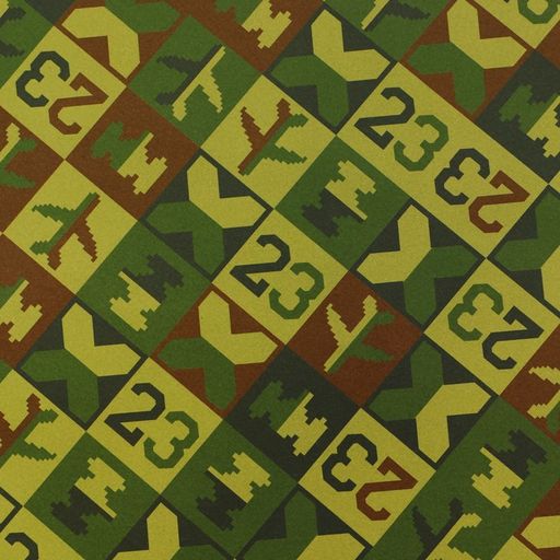 Цена за 10 шт. Бумага упаковочная глянцевая «Милитари 23 февраля», 70 х 100 см
