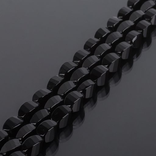 Бусины для украшений из Агата черного огранка