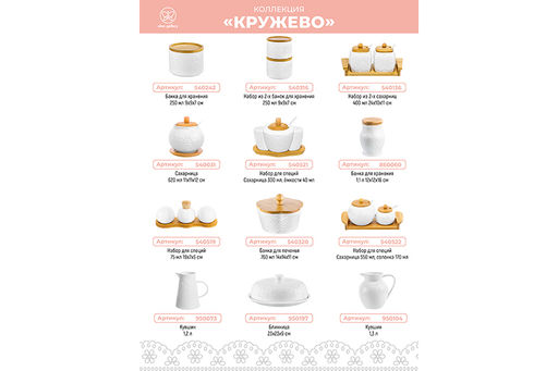 Чайник 1,1 л 23*13,5*14 см Кружево - Elan gallery фото 11