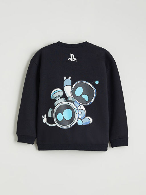 PlayStation Bask?l? Erkek ?ocuk Kal?n Sweatshirt