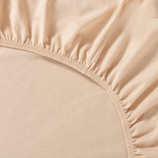 Простыня на резинке Купу-купу, 180х200х20 см, бежевый, трикотаж - Kupu-kupu фото 7