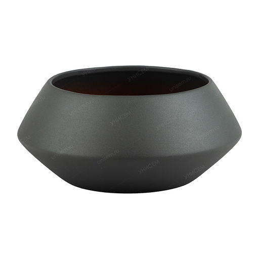 Горшок Персея Глянец серое мат. d19 h8 (уп.10)