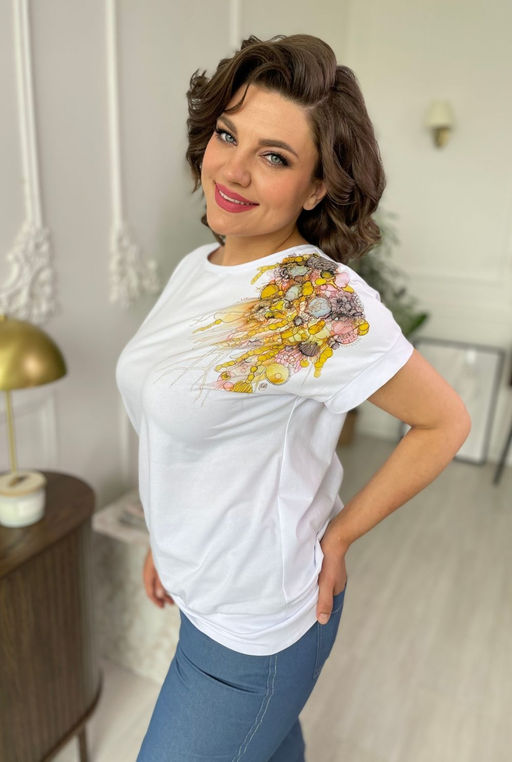 Джемпер Rumoda 2132 белый  фото 5