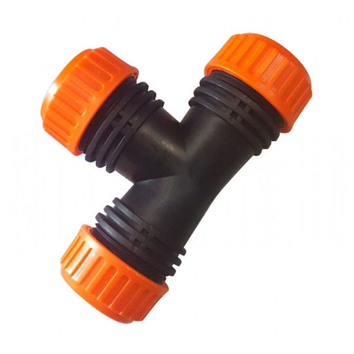 Муфта соединительная 1/2"-1/2"-1/2" п/эт АР1006Т
