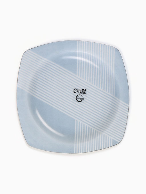 Тарелка квадратная Геометрия, 20 см - Дорого внимание фото 6