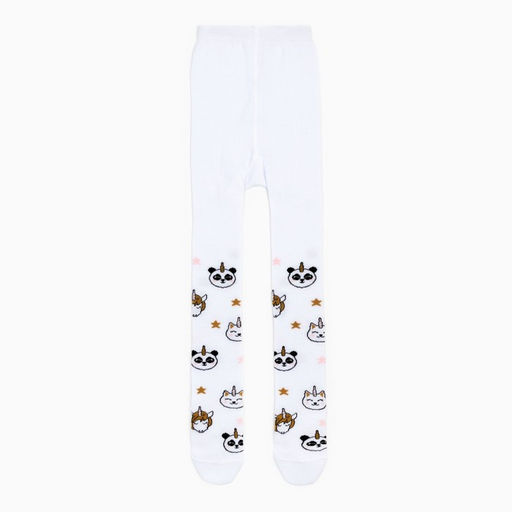 Колготки детские KAFTAN «Зверята», рост 92-98 см, белые