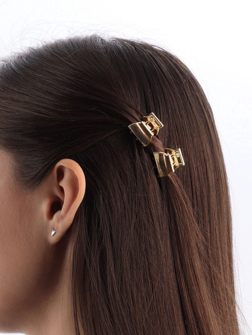 Цена за 2 шт. Крабик для волос «Шерри», набор 2 шт., классика, 2 см