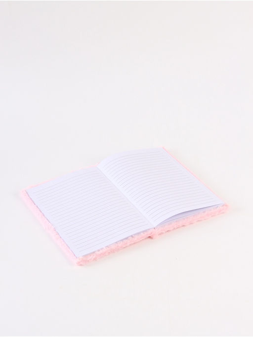 Блокнот пушистый и ручка многоцветная «Эйнджел», розовый