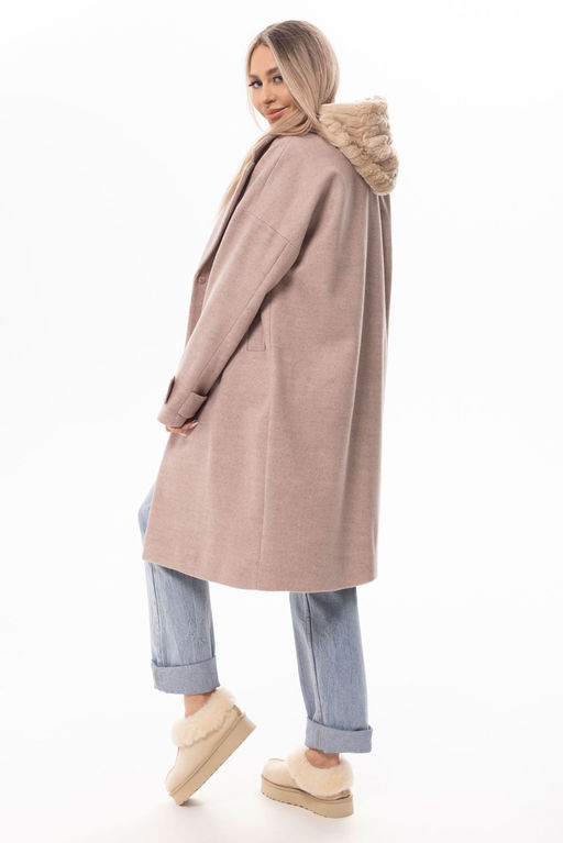 Пальто Golden Valley 7109 сух.роза  фото 3