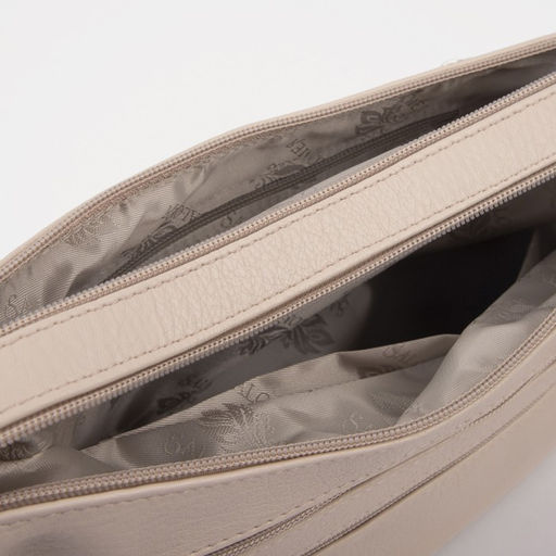 Сумка кросс-боди на молнии, цвет бежевый - Simaland фото 3