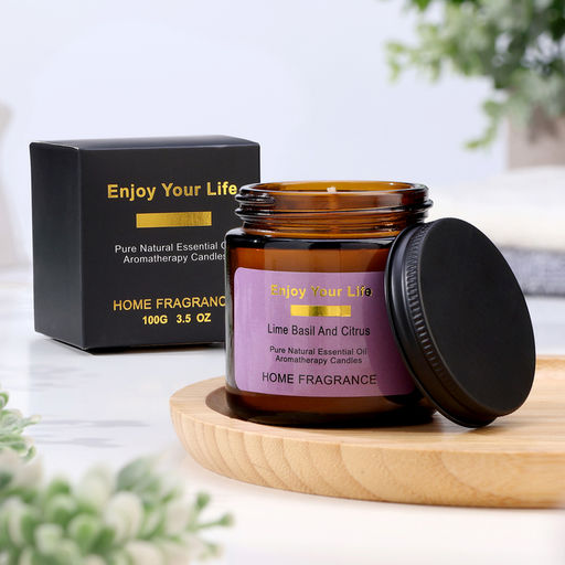 Ароматическая свеча в банке «Лаванда», 6×6.5 см